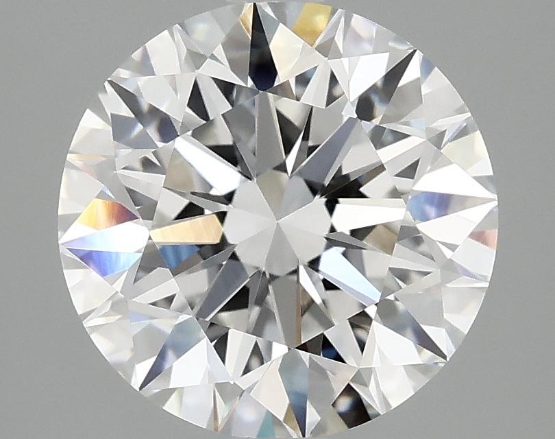 3.09 Carat Round Shaped Excellent Cut VVS2 IGI Certified Lab Grown Diamond