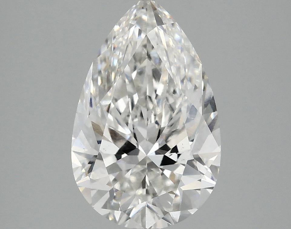 2.5 Carat Pear Shaped Ideal Cut VS1 IGI Certified Lab Grown Diamond