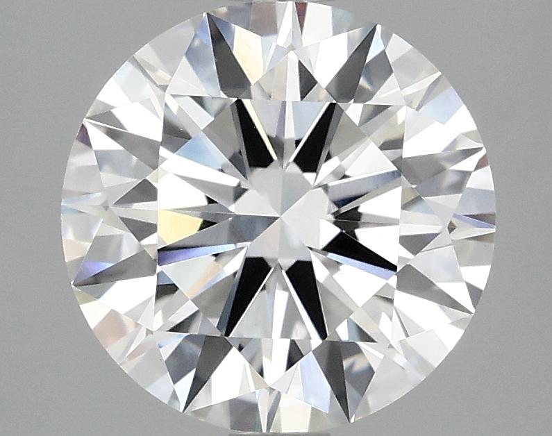 3.09 Carat Round Shaped Ideal Cut VVS2 IGI Certified Lab Grown Diamond