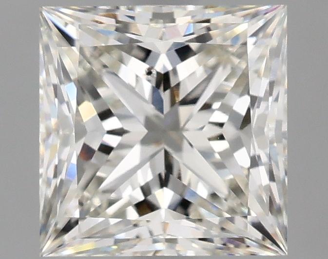 2.57 Carat Princess Shaped Ideal Cut SI1 IGI Certified Lab Grown Diamond