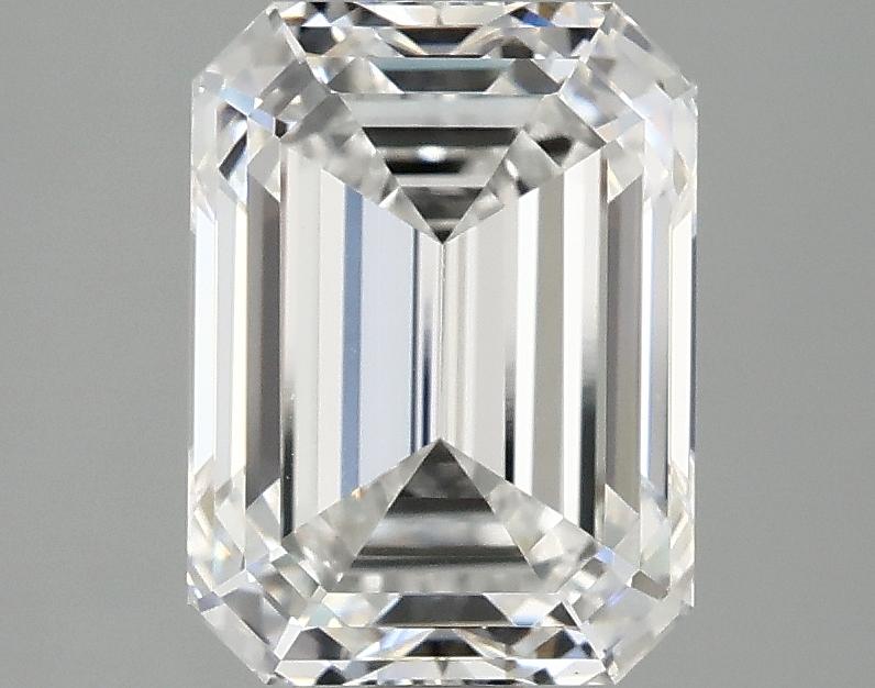 3.03 Carat Emerald Shaped Excellent Cut VVS2 IGI Certified Lab Grown Diamond