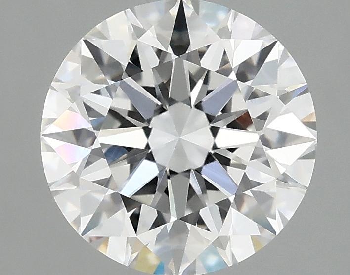 2.03 Carat Round Shaped Excellent Cut VVS2 IGI Certified Lab Grown Diamond