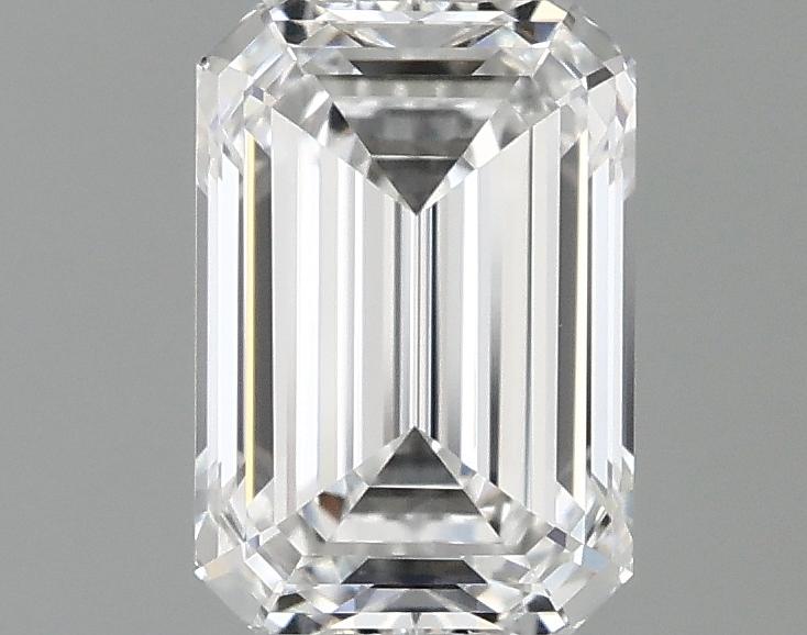 0.98 Carat Emerald Shaped Ideal Cut VVS2 IGI Certified Lab Grown Diamond