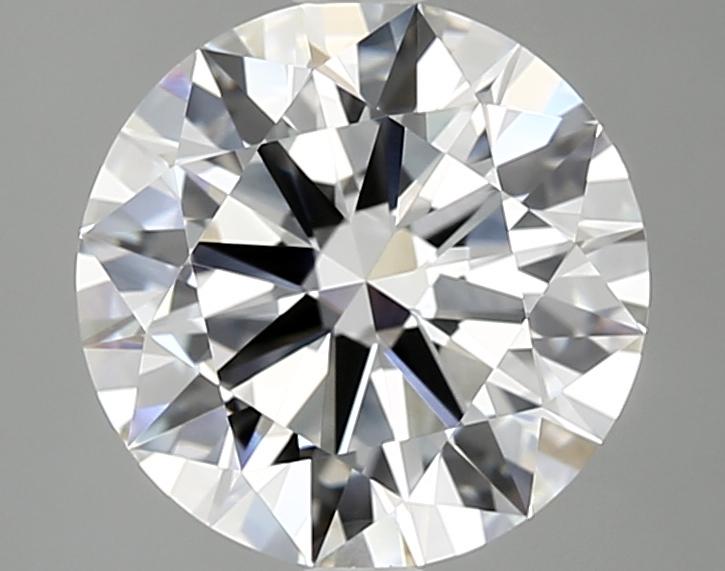2.53 Carat Round Shaped Ideal Cut VVS2 IGI Certified Lab Grown Diamond