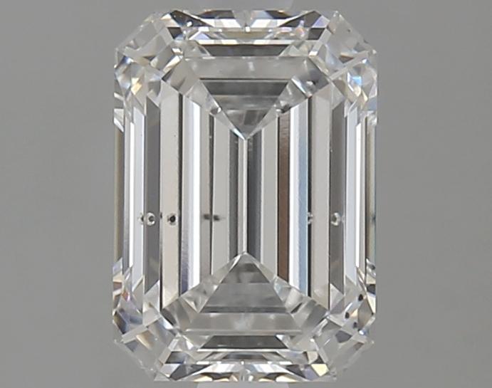2.06 Carat Emerald Shaped Ideal Cut SI1 IGI Certified Lab Grown Diamond