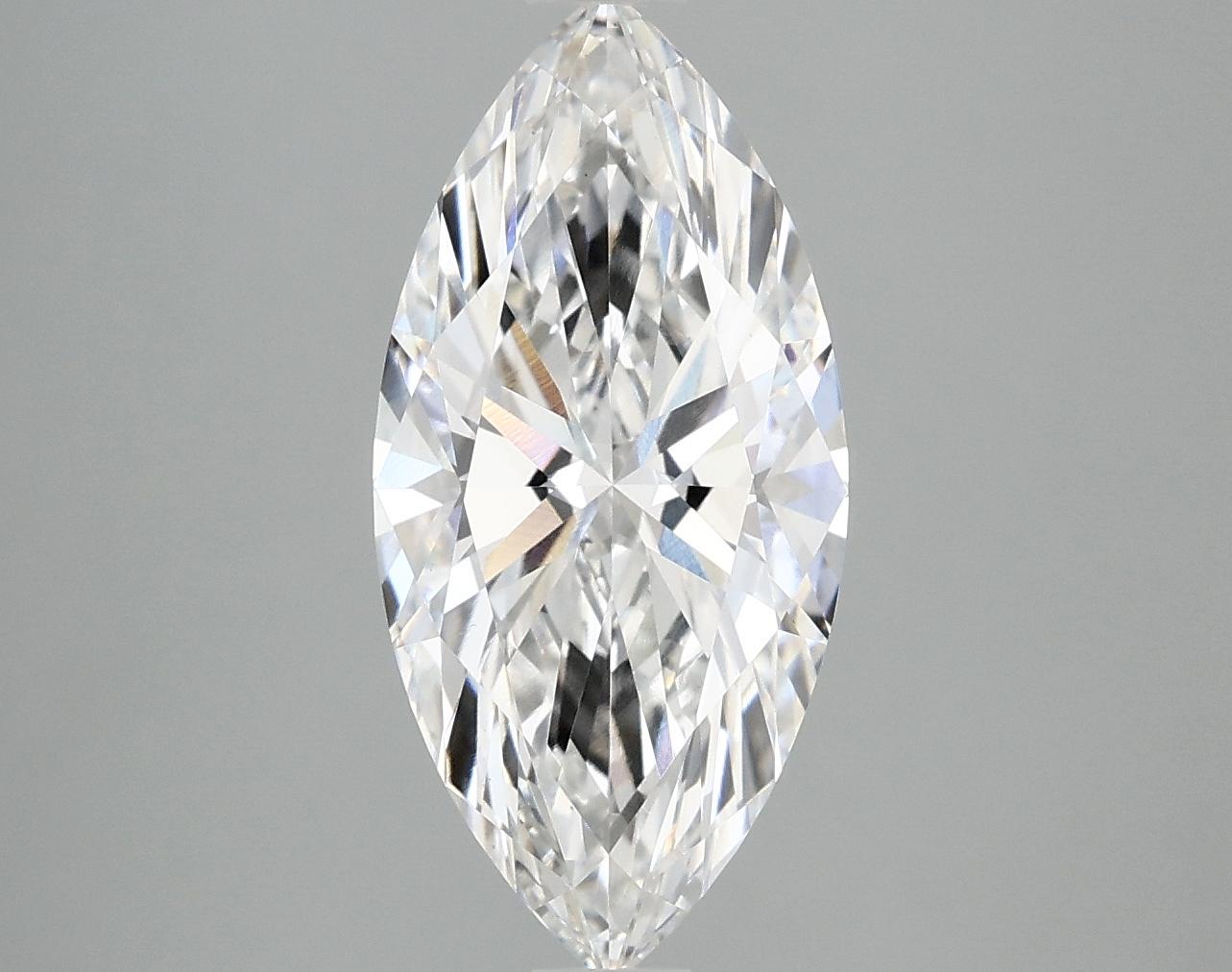 2.97 Carat Marquise Shaped Excellent Cut VS1 IGI Certified Lab Grown Diamond