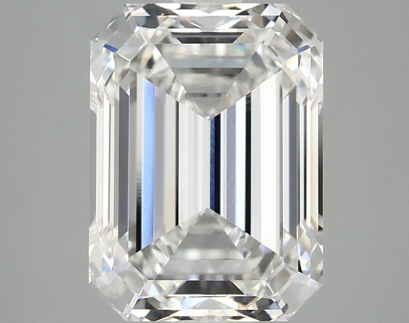 3.05 Carat Emerald Shaped Excellent Cut VVS2 IGI Certified Lab Grown Diamond