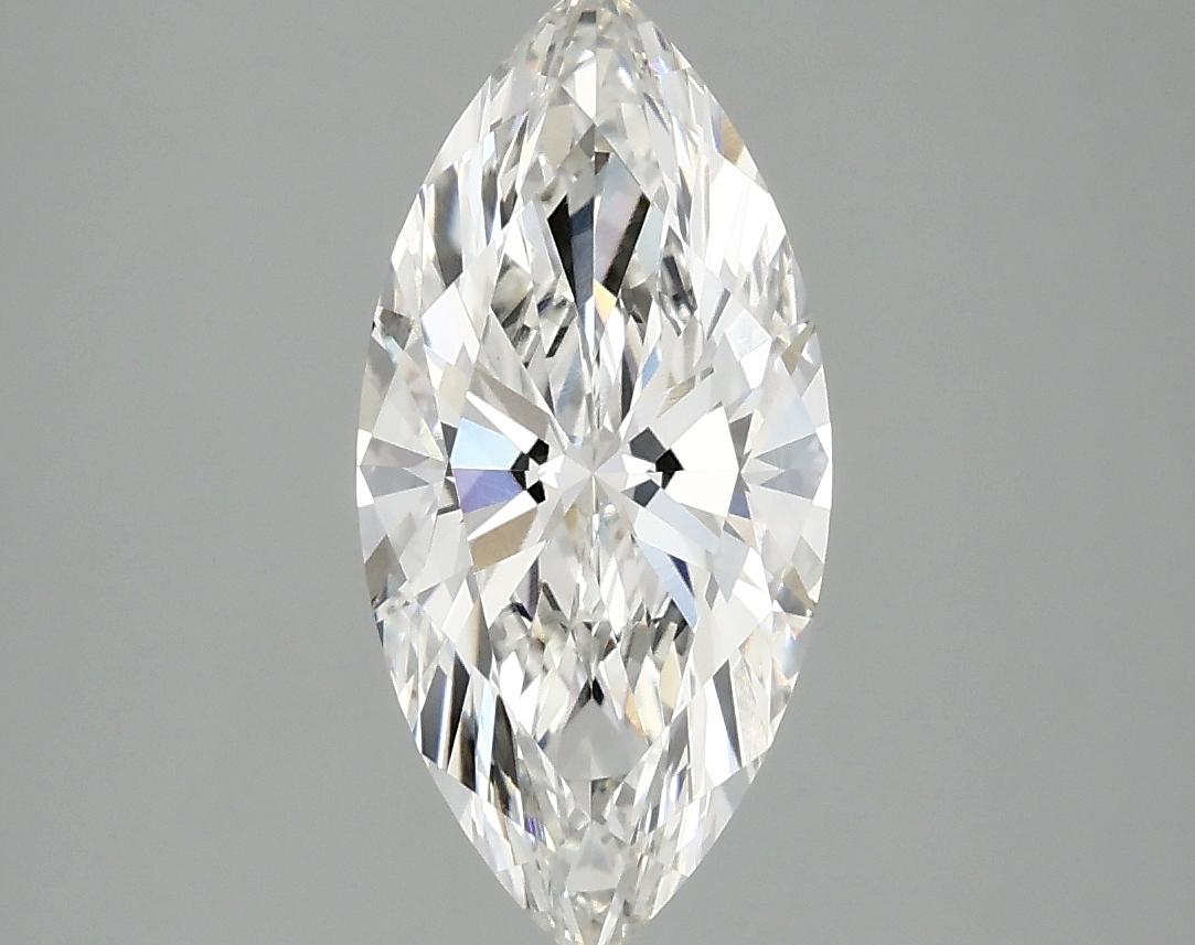 1.95 Carat Marquise Shaped Excellent Cut VVS2 IGI Certified Lab Grown Diamond