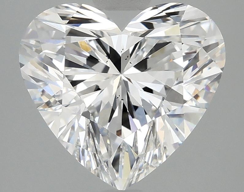 3.08 Carat Heart Shaped Ideal Cut VS2 IGI Certified Lab Grown Diamond