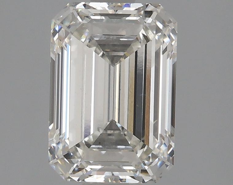 2.07 Carat Emerald Shaped Ideal Cut VVS2 IGI Certified Lab Grown Diamond