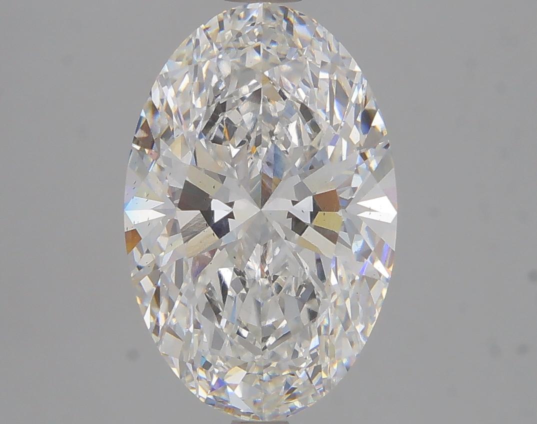4.28 Carat Oval Shaped Excellent Cut SI1 IGI Certified Lab Grown Diamond