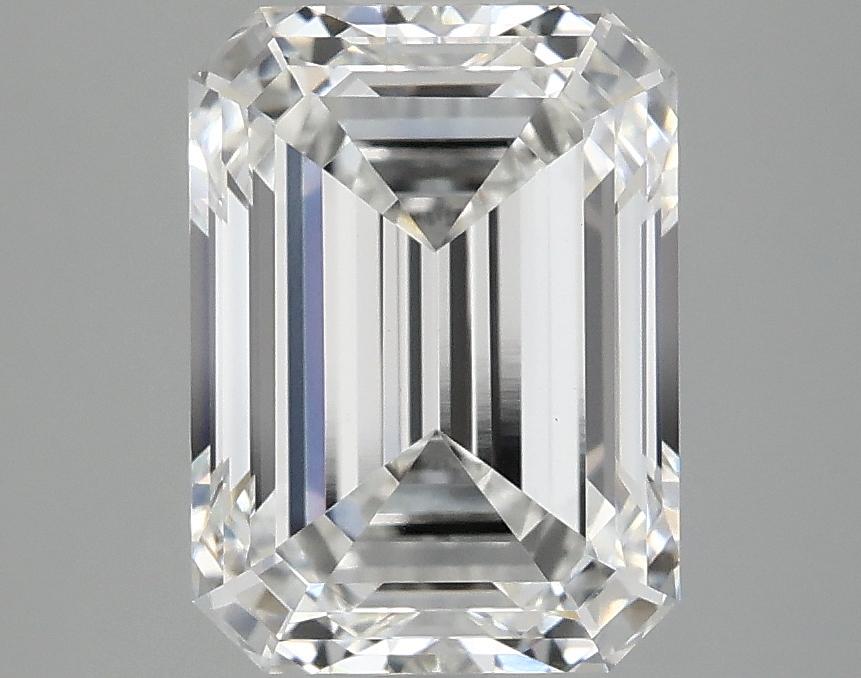 3.08 Carat Emerald Shaped Excellent Cut VVS2 IGI Certified Lab Grown Diamond