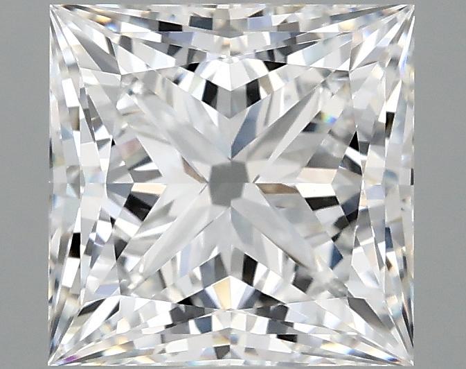 2.05 Carat Princess Shaped Ideal Cut VVS2 IGI Certified Lab Grown Diamond