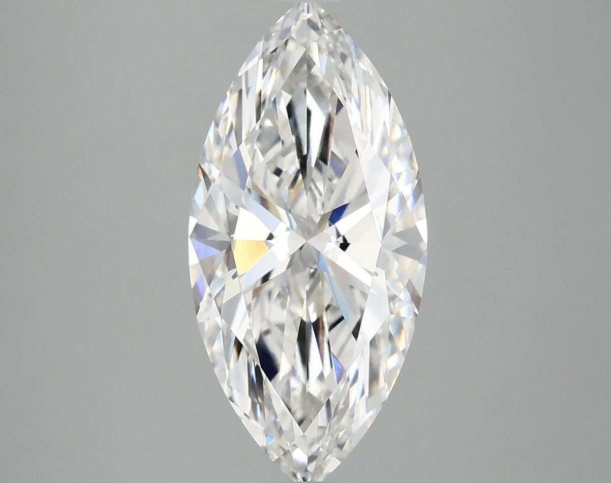 3.02 Carat Marquise Shaped Excellent Cut VS1 IGI Certified Lab Grown Diamond