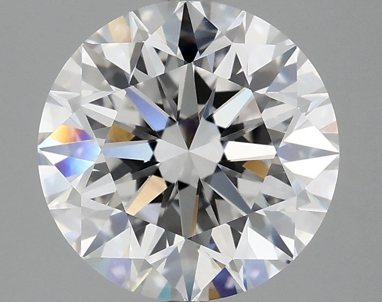 3.09 Carat Round Shaped Excellent Cut VVS2 IGI Certified Lab Grown Diamond