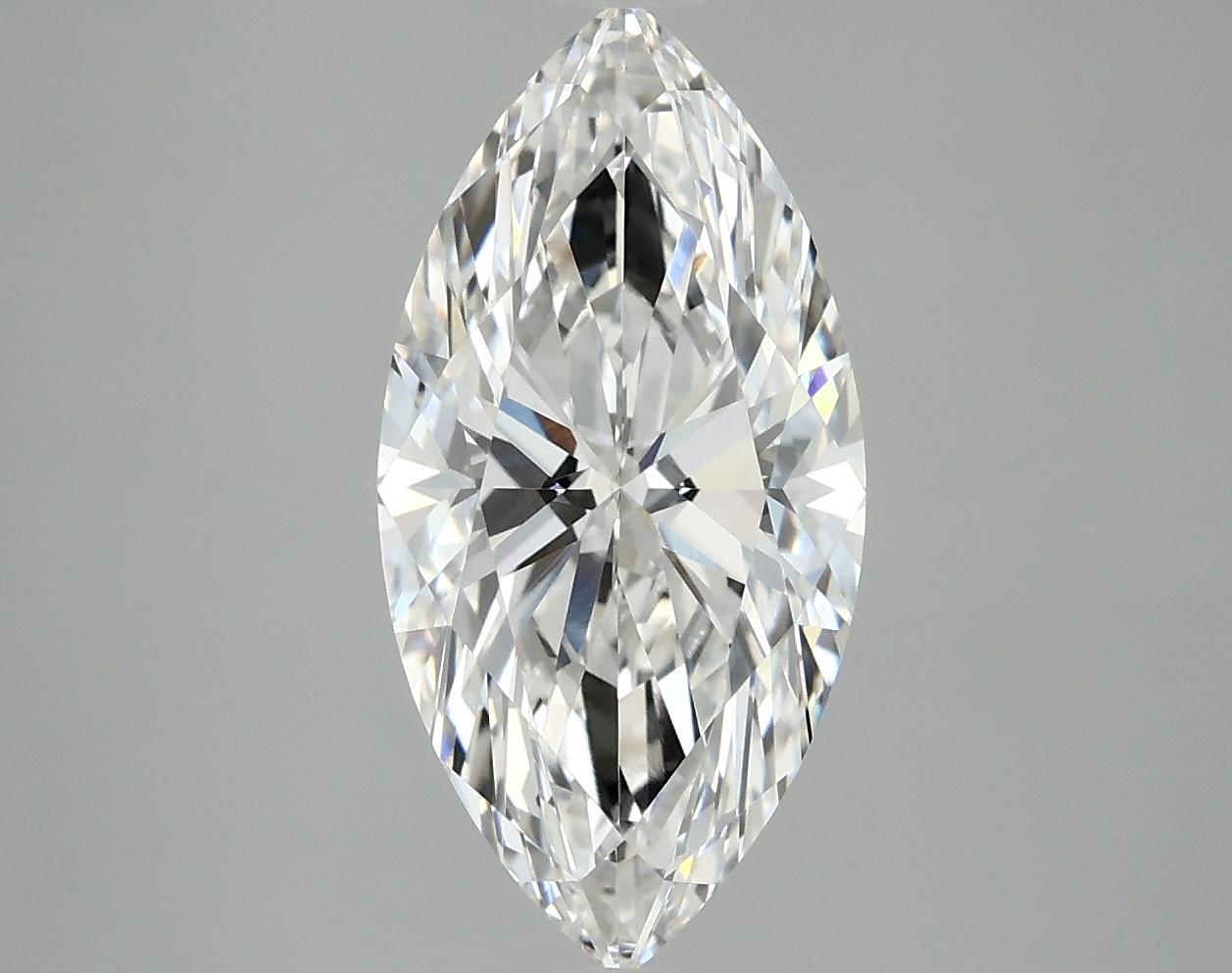 3.06 Carat Marquise Shaped Ideal Cut VVS2 IGI Certified Lab Grown Diamond