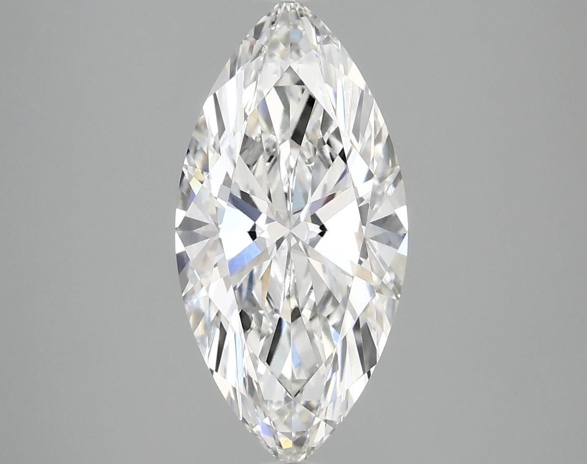 2.34 Carat Marquise Shaped Ideal Cut VVS2 IGI Certified Lab Grown Diamond