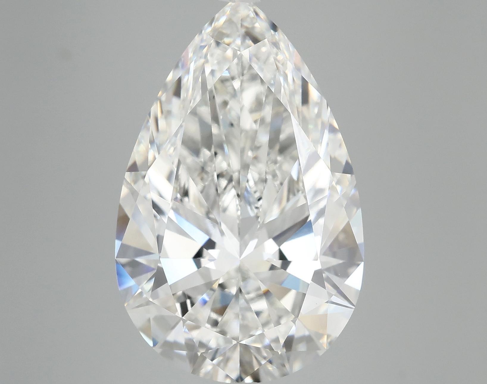 10.05 Carat Pear Shaped Ideal Cut VVS2 IGI Certified Lab Grown Diamond