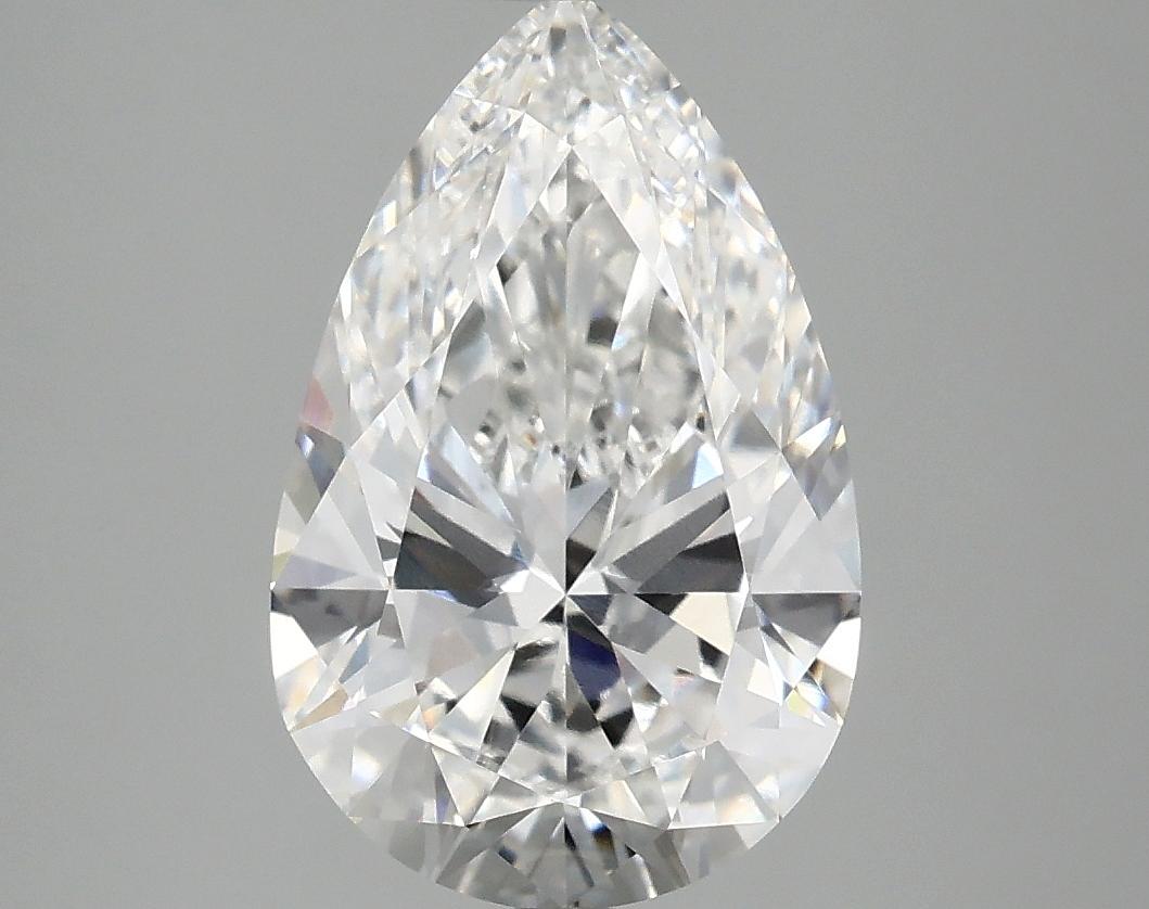 3.03 Carat Pear Shaped Ideal Cut VVS2 IGI Certified Lab Grown Diamond
