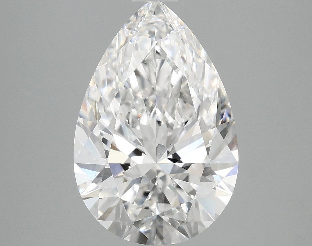 3.05 Carat Pear Shaped Excellent Cut VVS2 IGI Certified Lab Grown Diamond