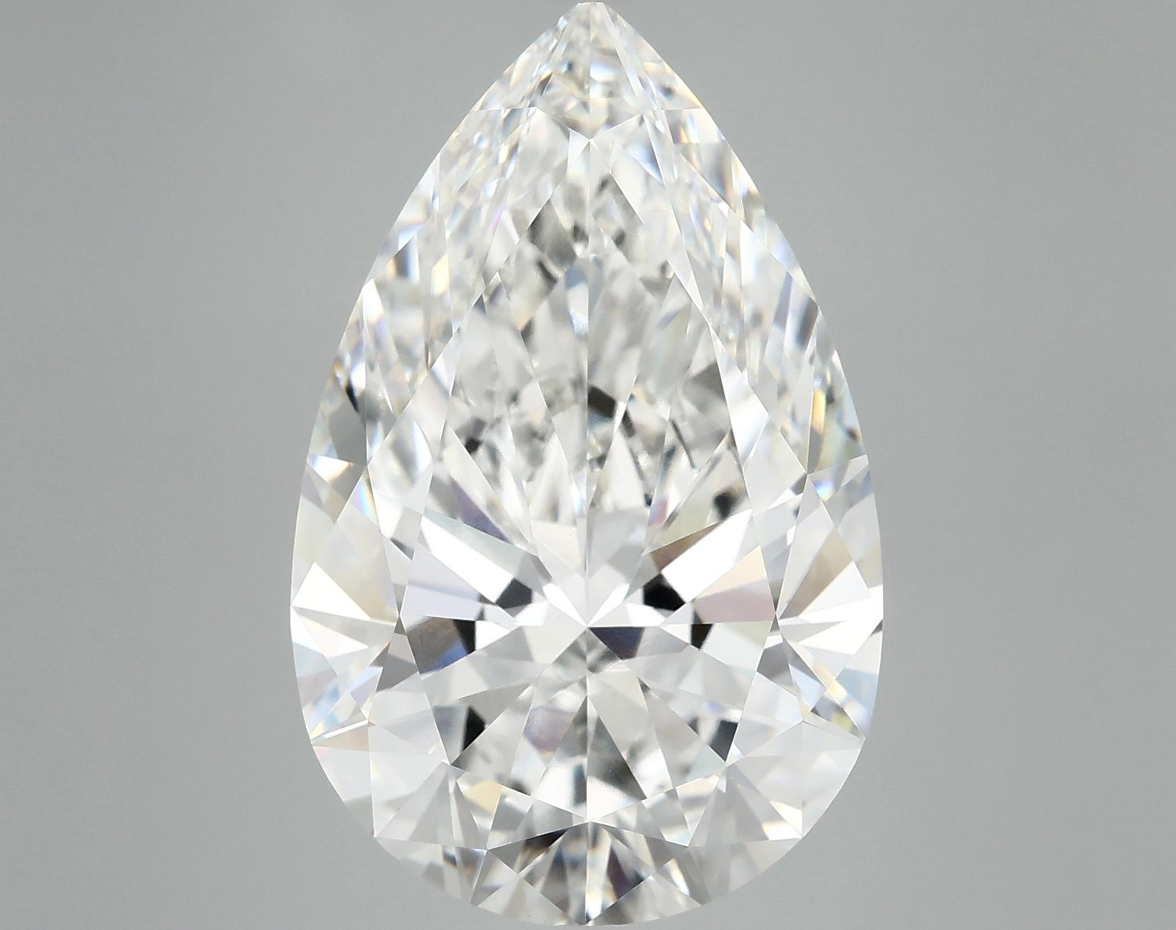 10.58 Carat Pear Shaped Ideal Cut VVS2 IGI Certified Lab Grown Diamond