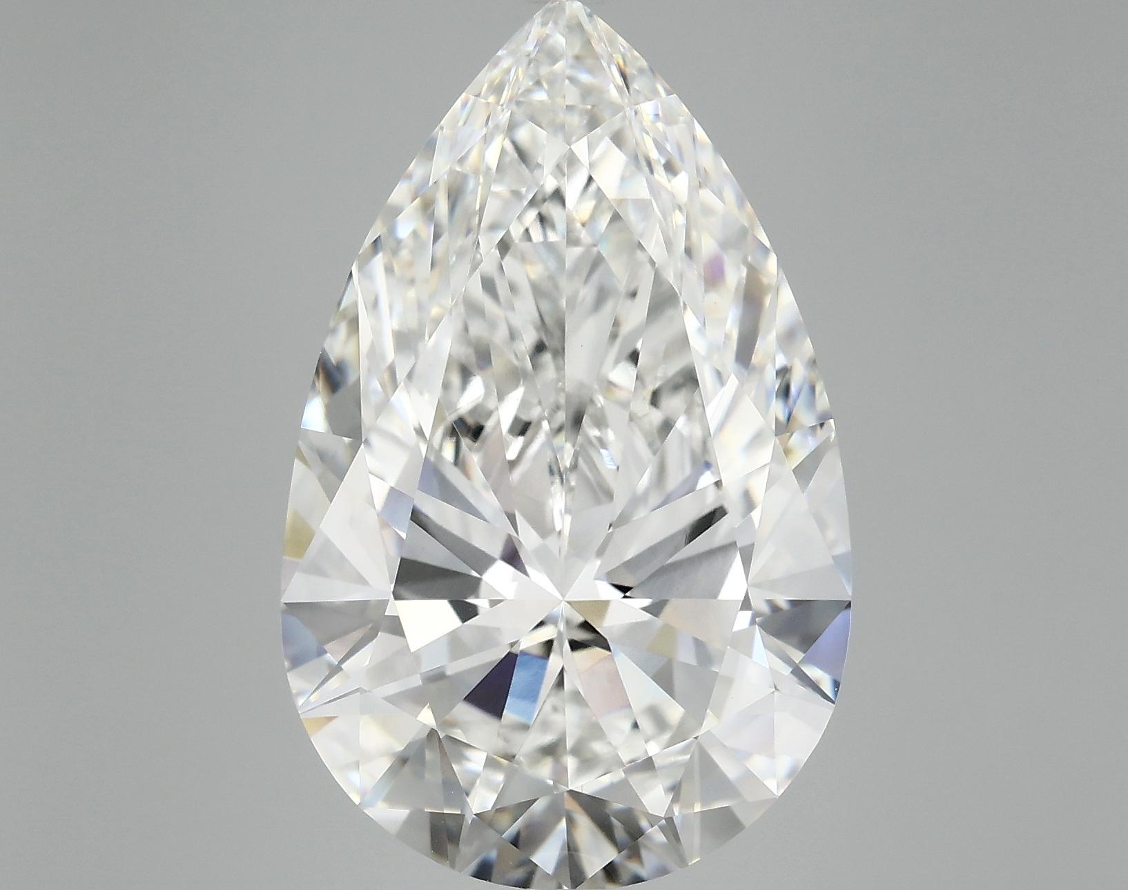 10.04 Carat Pear Shaped Ideal Cut VVS2 IGI Certified Lab Grown Diamond