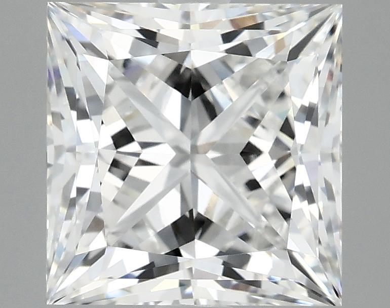 4.15 Carat Princess Shaped Ideal Cut VVS2 IGI Certified Lab Grown Diamond