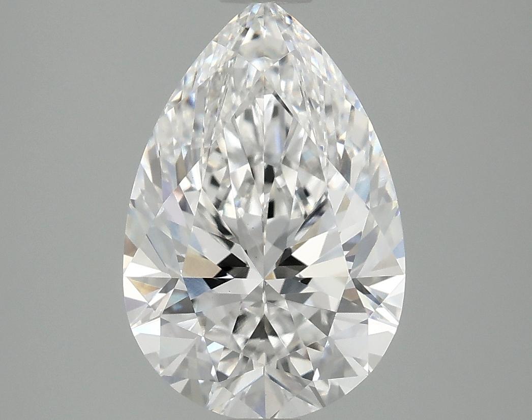 3.09 Carat Pear Shaped Excellent Cut VS1 IGI Certified Lab Grown Diamond