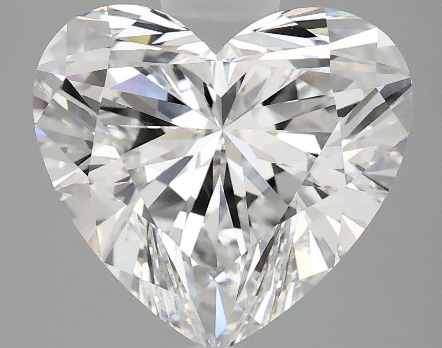 3.82 Carat Heart Shaped Ideal Cut VVS2 IGI Certified Lab Grown Diamond
