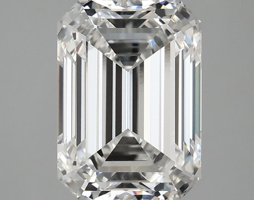 3.03 Carat Emerald Shaped Excellent Cut VVS2 IGI Certified Lab Grown Diamond