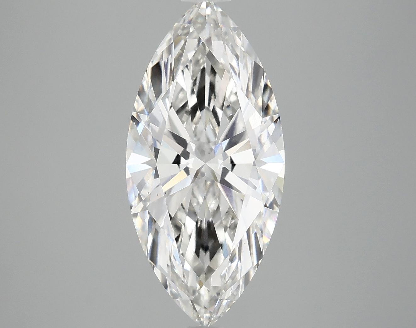 3.03 Carat Marquise Shaped Excellent Cut VS1 IGI Certified Lab Grown Diamond