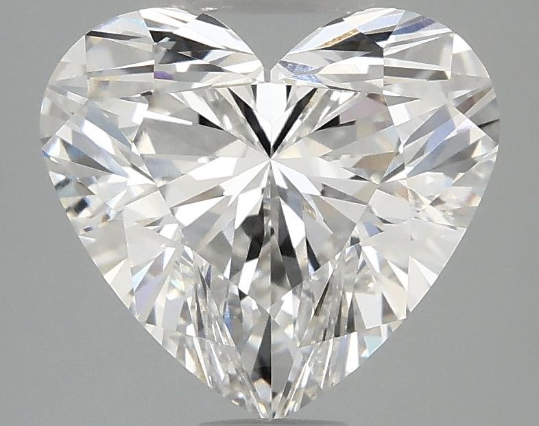 3.04 Carat Heart Shaped Ideal Cut VVS2 IGI Certified Lab Grown Diamond