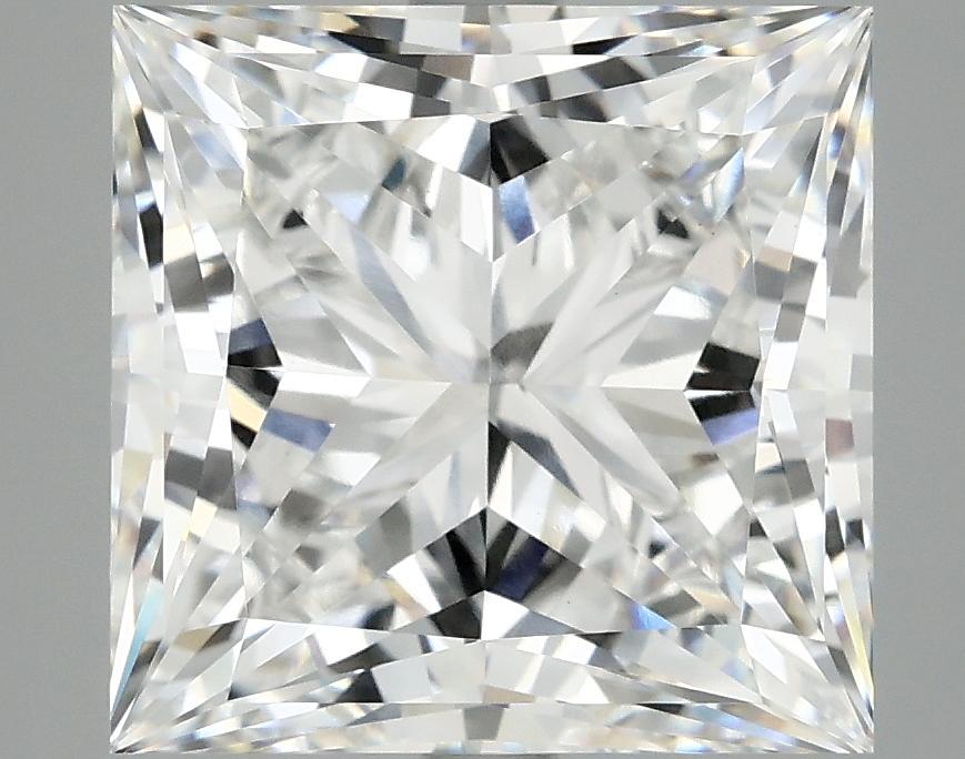 6.04 Carat Princess Shaped Ideal Cut VVS2 IGI Certified Lab Grown Diamond