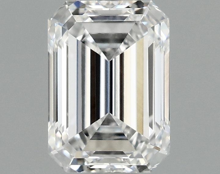 1.08 Carat Emerald Shaped Ideal Cut VVS2 IGI Certified Lab Grown Diamond