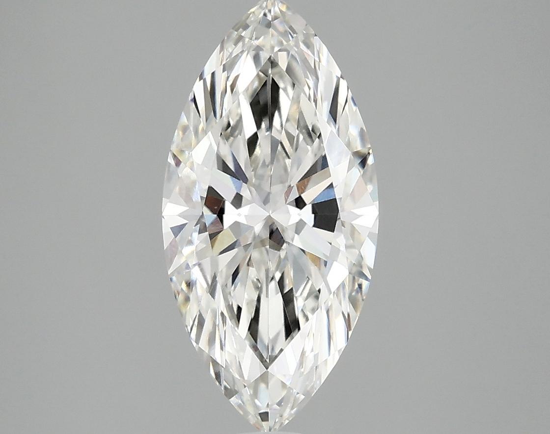 2.0 Carat Marquise Shaped Excellent Cut VVS2 IGI Certified Lab Grown Diamond