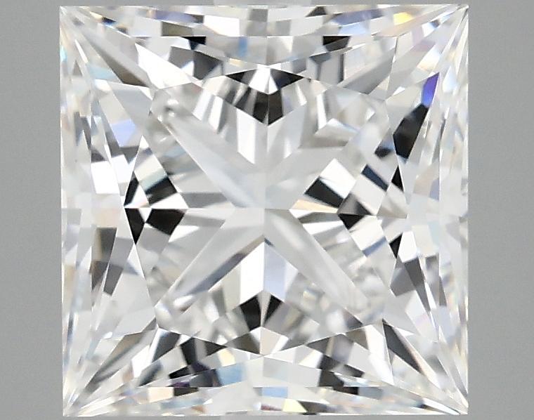 4.16 Carat Princess Shaped Ideal Cut VVS2 IGI Certified Lab Grown Diamond