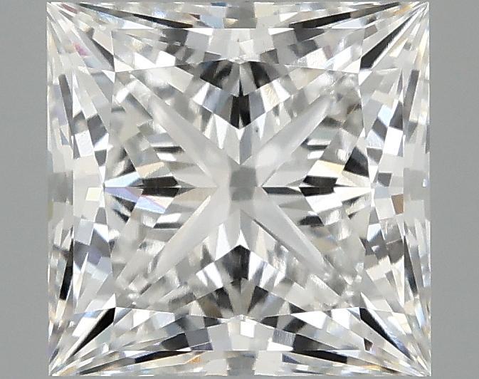 3.09 Carat Princess Shaped Ideal Cut VS1 IGI Certified Lab Grown Diamond