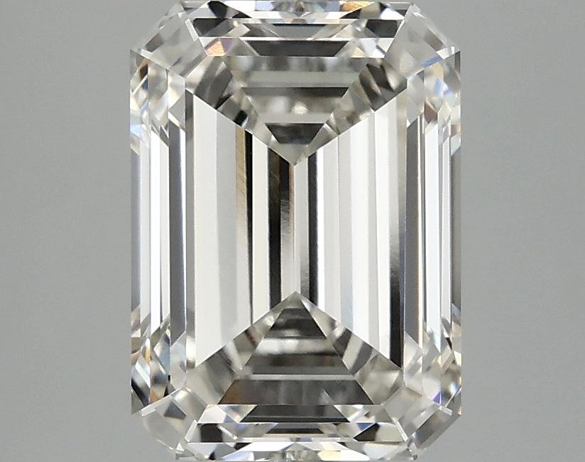 3.09 Carat Emerald Shaped Ideal Cut VVS2 IGI Certified Lab Grown Diamond