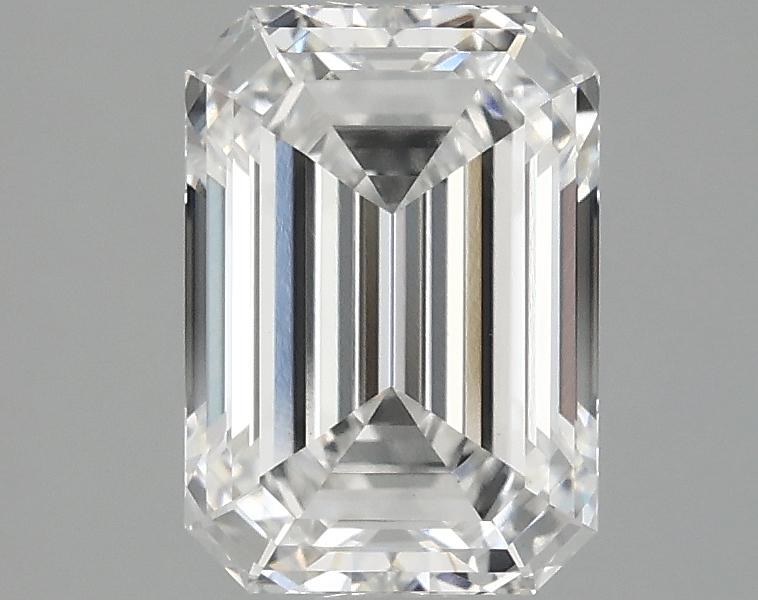 2.1 Carat Emerald Shaped Ideal Cut VS1 IGI Certified Lab Grown Diamond