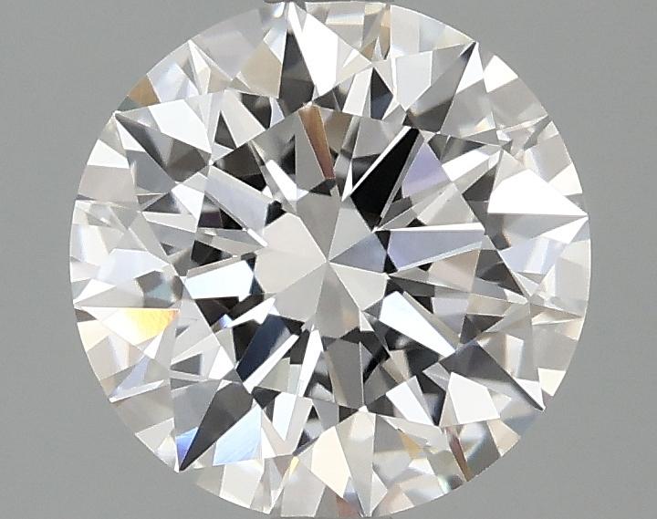 2.05 Carat Round Shaped Ideal Cut VVS2 IGI Certified Lab Grown Diamond