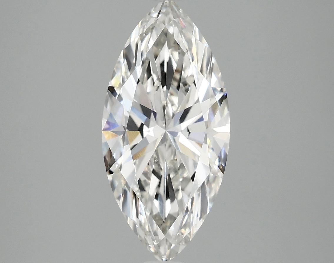 2.02 Carat Marquise Shaped Excellent Cut VVS2 IGI Certified Lab Grown Diamond
