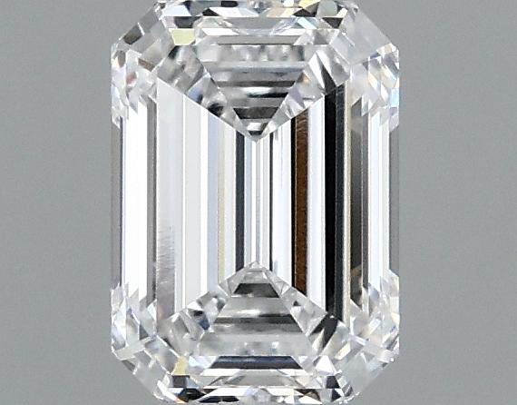 0.97 Carat Emerald Shaped Excellent Cut VVS2 IGI Certified Lab Grown Diamond