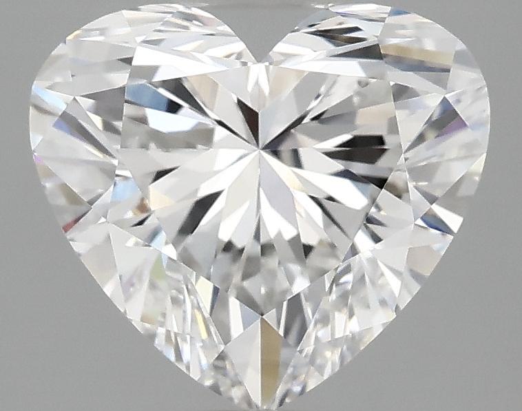 3.03 Carat Heart Shaped Ideal Cut VVS2 IGI Certified Lab Grown Diamond