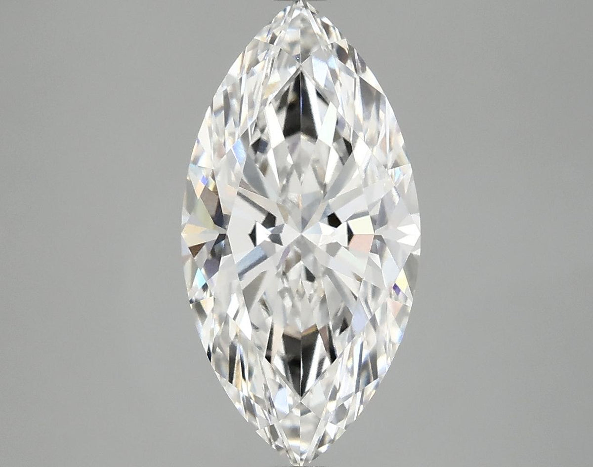3.08 Carat Marquise Shaped Ideal Cut VVS2 IGI Certified Lab Grown Diamond
