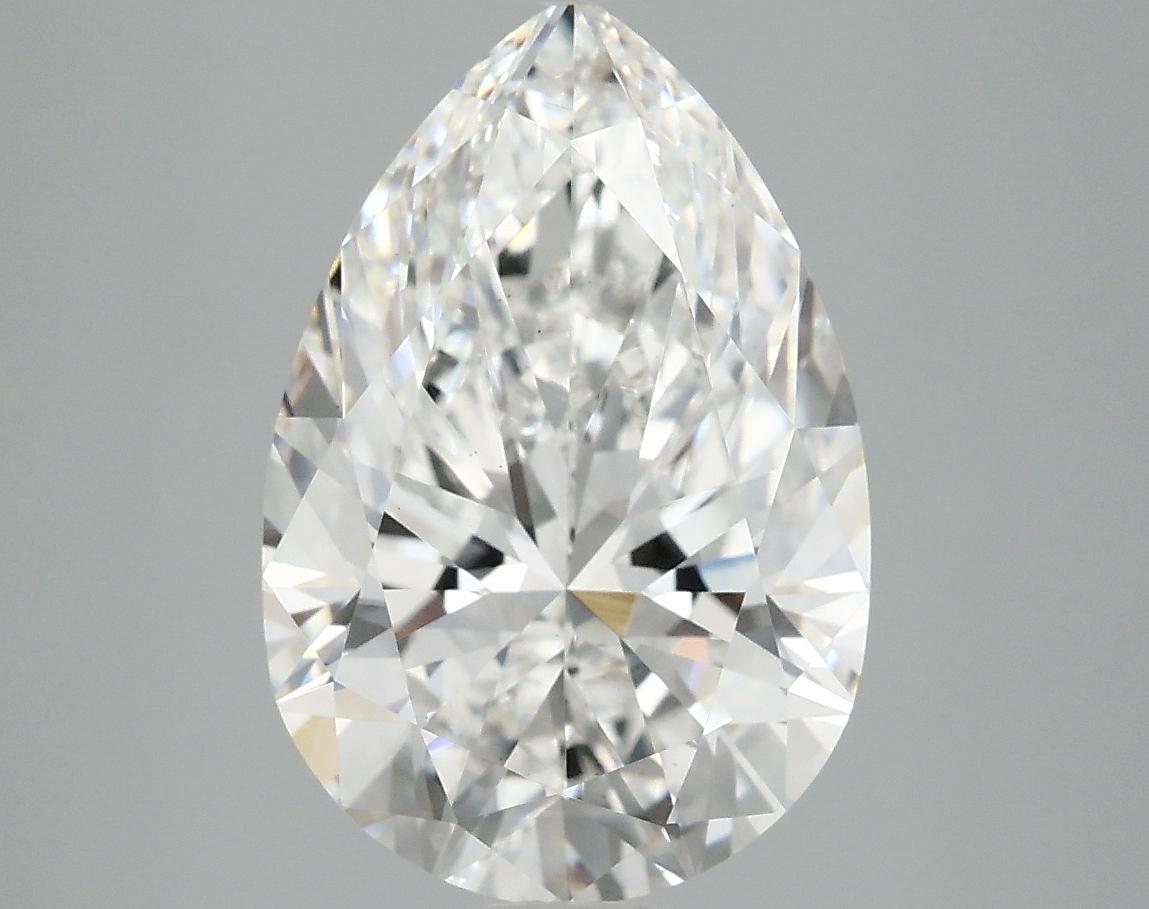 4.04 Carat Pear Shaped Excellent Cut VS1 IGI Certified Lab Grown Diamond