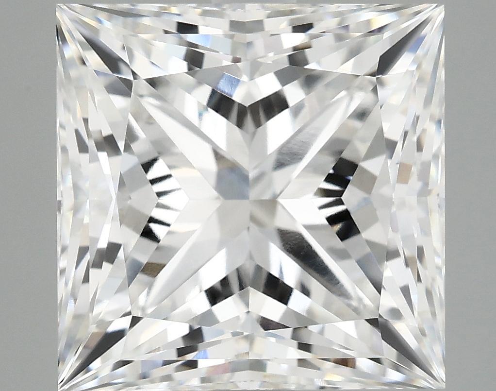 4.1 Carat Princess Shaped Ideal Cut VVS2 IGI Certified Lab Grown Diamond