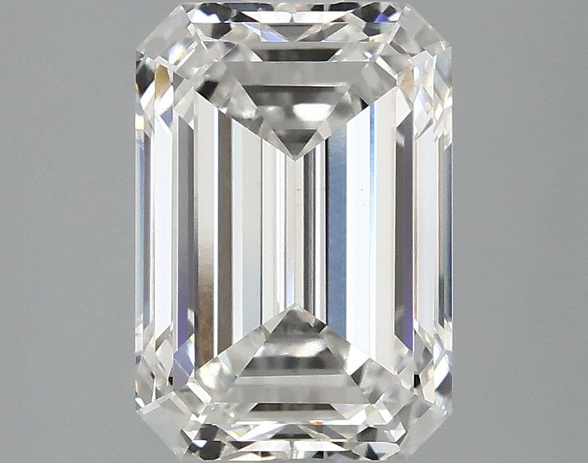 2.82 Carat Emerald Shaped Ideal Cut VVS2 IGI Certified Lab Grown Diamond