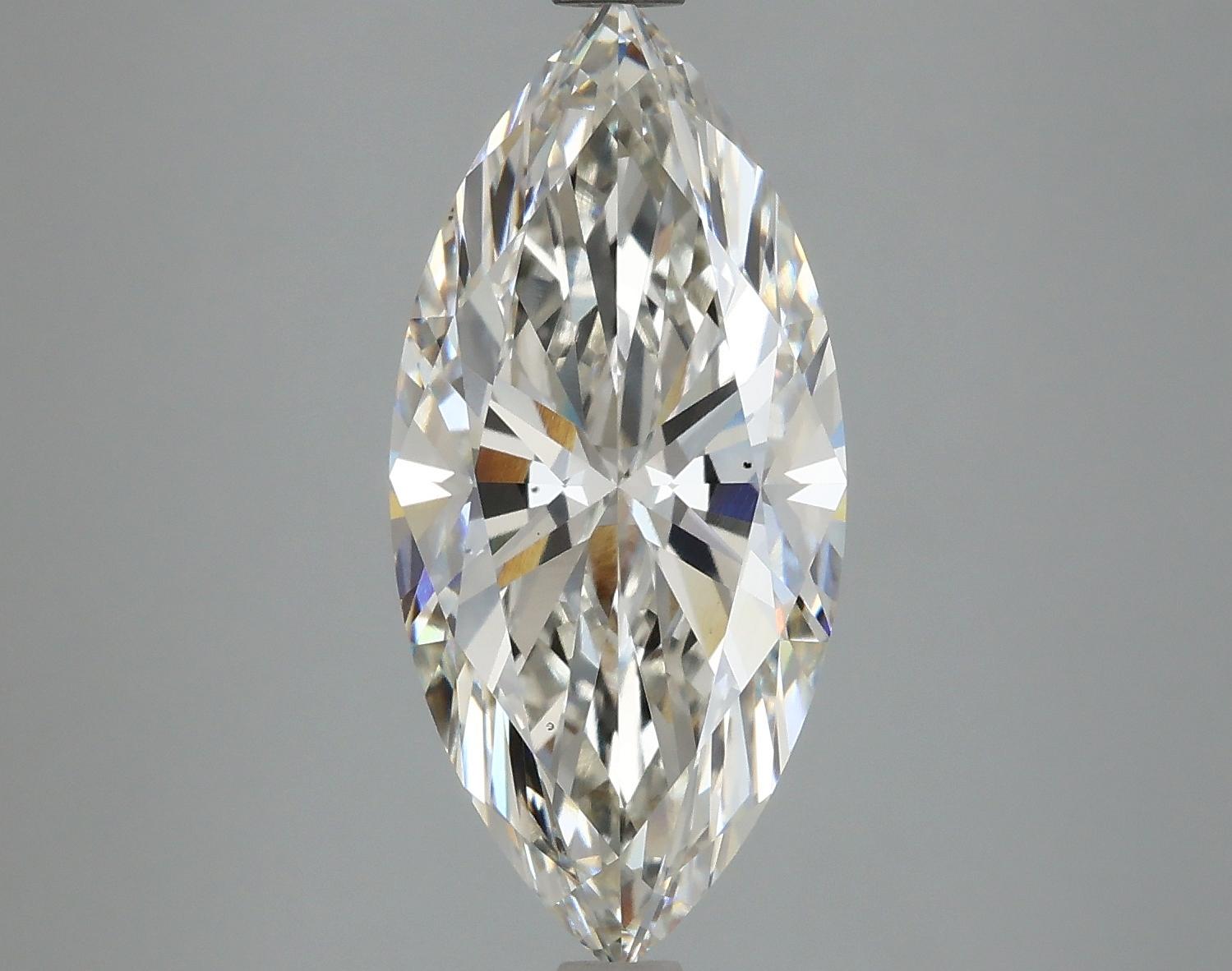 3.87 Carat Marquise Shaped Excellent Cut VS1 IGI Certified Lab Grown Diamond