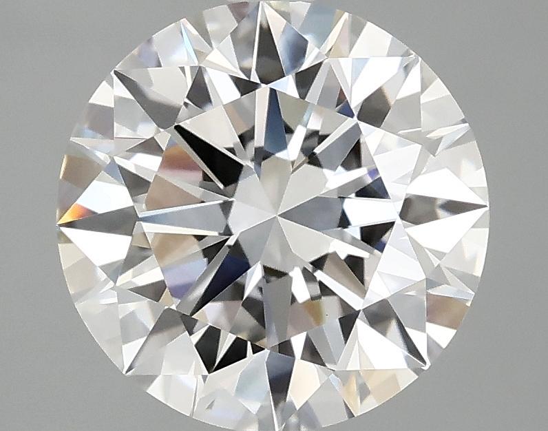 3.09 Carat Round Shaped Ideal Cut VVS2 IGI Certified Lab Grown Diamond