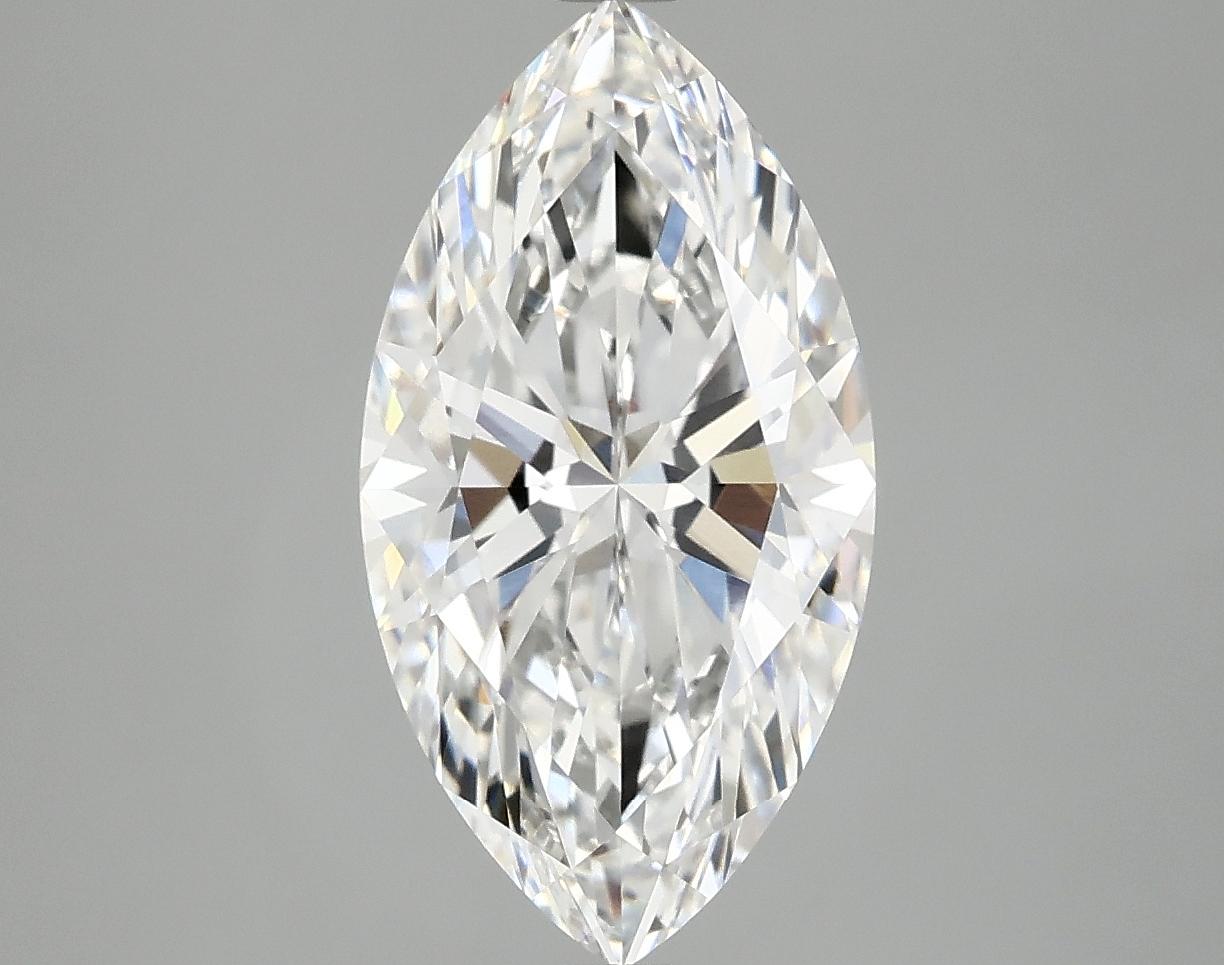 3.05 Carat Marquise Shaped Excellent Cut VVS2 IGI Certified Lab Grown Diamond